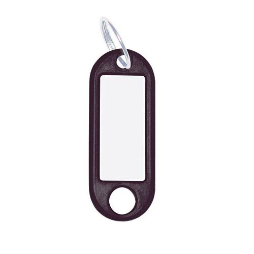 Key Hangers Standard With Fob Black [Pack 100]
