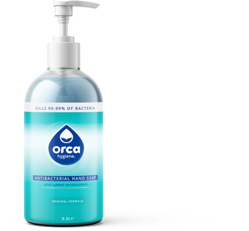 Orca Antibacterial Hand Soap 500ml Pump Top H5 P50