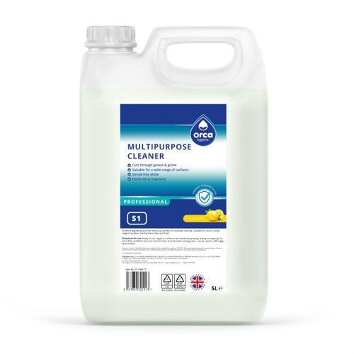 Orca Multipurpose Cleaner (for everyday cleaning) 5 litre Can S1 C500 CT