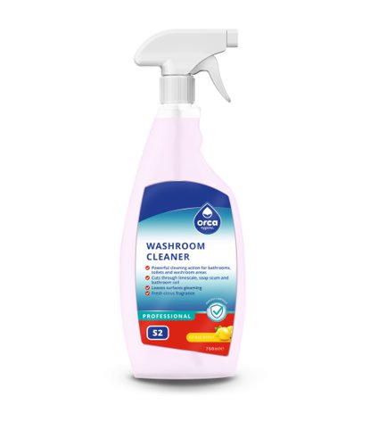 Orca Washroom Cleaner 750ml Trigger Spray S2 T75 CT