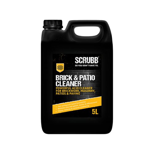 SCRUBB Brick & Patio Cleaner 5ltr Screw Top S24SC C500