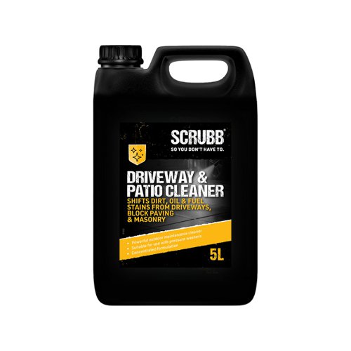 SCRUBB Driveway & Patio Cleaner 5ltr Screw Top S94SC C500