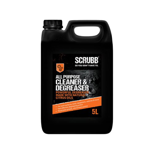SCRUBB All Purpose Degreaser & Cleaner 5ltr Screw Cap G1SC C500 NG