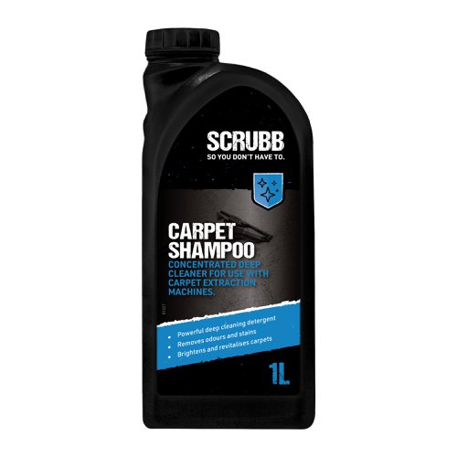 SCRUBB Carpet Shampoo 1ltr Screw Cap L40SC C100