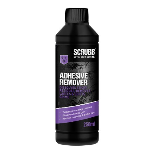 SCRUBB Adhesive Remover 250ml Screw Cap G44SC C25