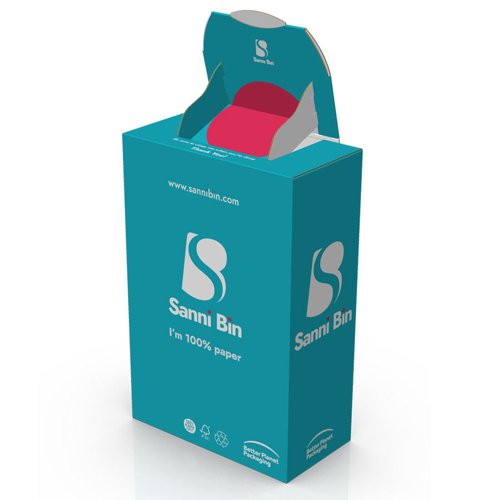 Sanni Bin Sanitary Disposal Hygiene Bin (Pack 10)  - 0606023