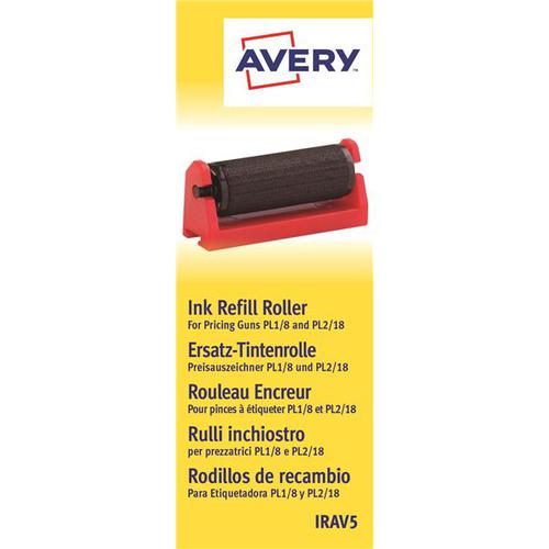 Avery Pricing Gun Replacement Ink Roller Black [Pack 5] CASIR5