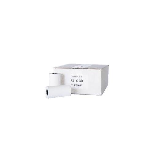 Thermal Printer Rolls BPA Free (WxDxCore: 57x30x12.7mm) TH57-30 [Box 20]