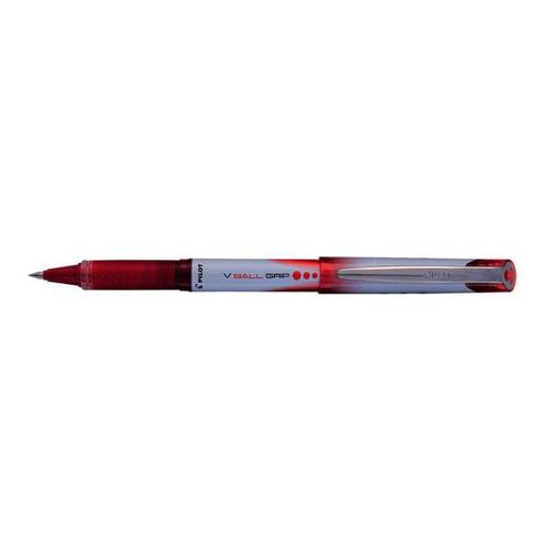 Pilot V Ball Grip 05 Liquid Ink Rollerball Pen Fine Red 4902505322839 - SINGLE Pen