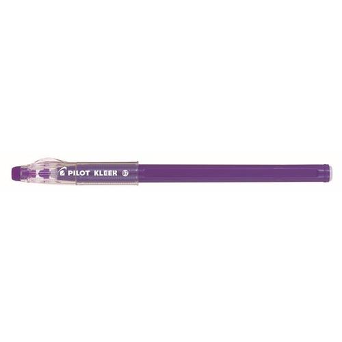 Pilot Kleer Erasable Ballpoint Pen 0.7mm Violet 4902505523694 [Pack 12]