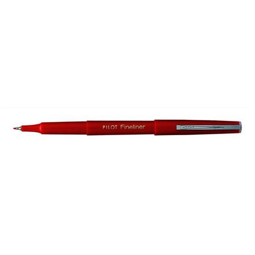 Pilot Medium Point Fineliner Pen Red 4902505085956/SA [Pack 12]