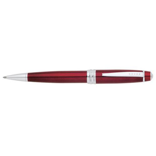 Cross Bailey Twist Action Rich Lacquer Red Ball Pen Medium Black AT0452-8