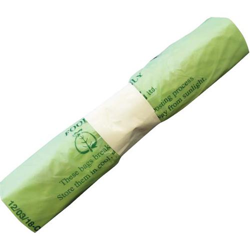 Compostable 10 Litre Narrow Refuse Liners Corn Starch 400x450mm BB7/10LN [Roll of 25]