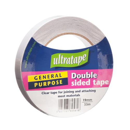 Double Sided Adhesive Tape 19mm X 33m
