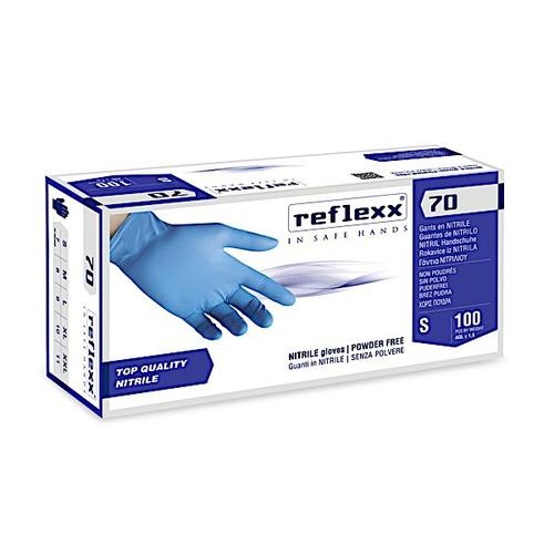 Nitrile Powder Free Disposable Gloves Blue Small [Size 7] [Pack 100]