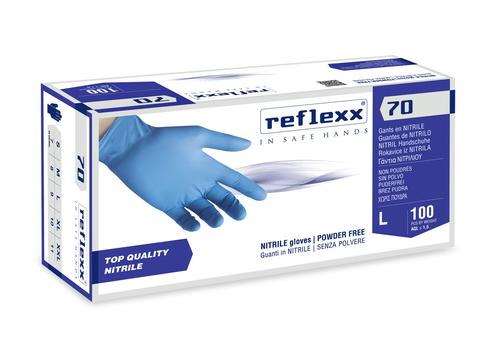 Nitrile Powder Free Disposable Gloves Blue Large [Size 9] [Pack 100]
