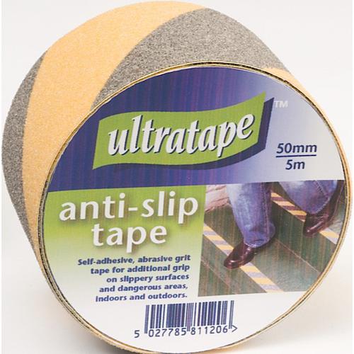 Anti Slip Ultra Tape Black/Yellow 50mm x 5M