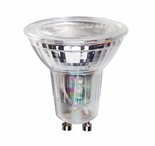 MEGAMAN Economy LED Bulb GU10 4.7W 35W Equivalent Dimming Glass 380 Lumens Warm White