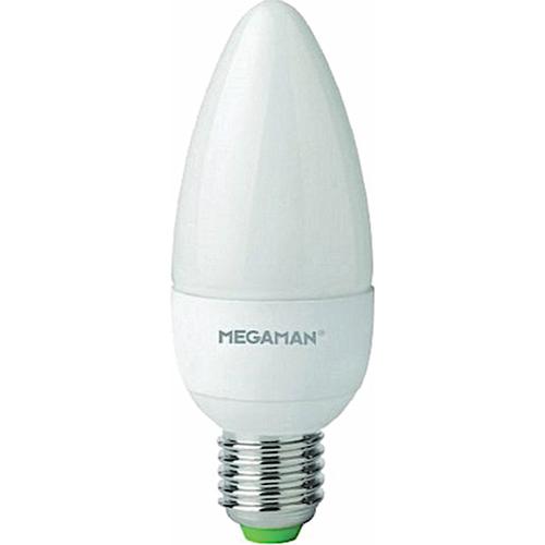 MEGAMAN LED Bulb Opal Candle 4.9W 35W Equivalent ES E27 Non Dimmable Warm White