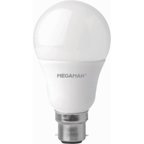 MEGAMAN LED Bulb Opal Classic 8.6W 60W Equivalent GLS BC B22 Non Dimmable Daylight
