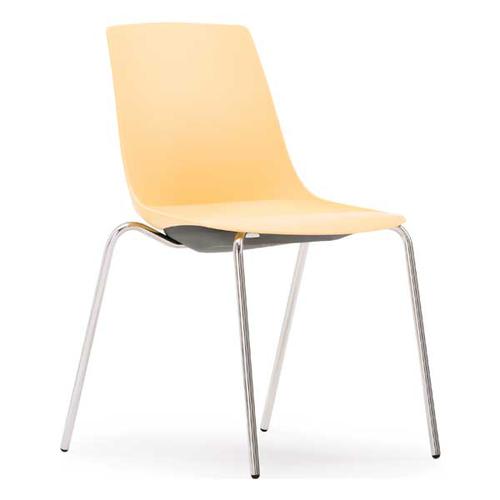 Arlo High Chair - Full Plastic Frame with 4 Leg Frame - Full Black Finish (ARL30)