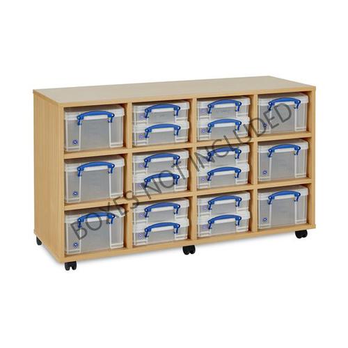 Monarch Really Useful Box Combination Storage Unit Beech (for 24x4ltr or 12x9ltr) EMPTY