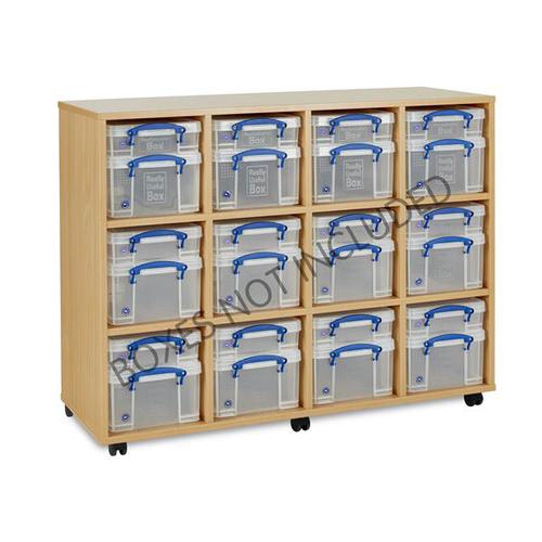 Monarch Really Useful Box Storage Unit (for 12x4ltr and 12x9ltr) Beech EMPTY
