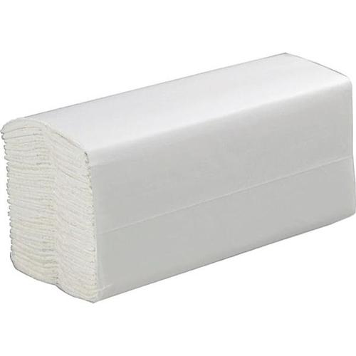 Glensoft Single Fold Hand Towels 2-Ply White 12x250 Sheet 250x190mm DIS0225 [Box 3000]