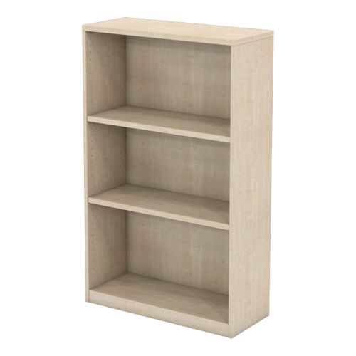 L&P INFINITY 1309H x 800W 2-Shelf Bookcase Maple