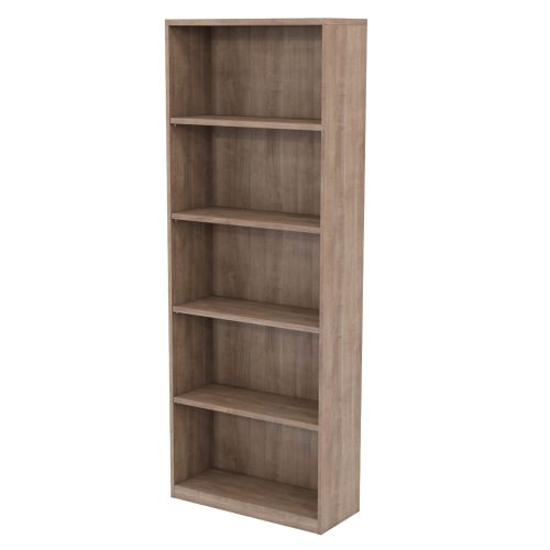 L&P INFINITY 2141H x 800W 4-Shelf Bookcase Birch