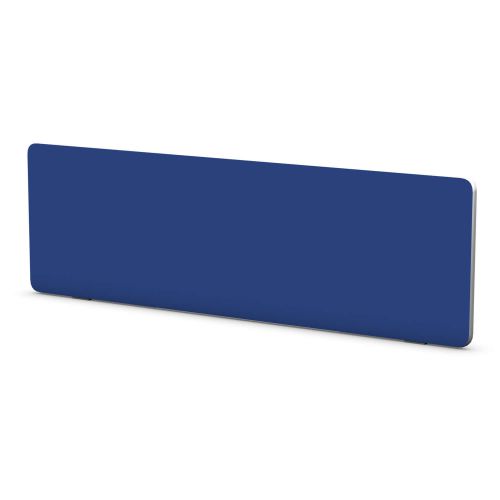 L&P STANDARD Fabric Desktop Screen 1600mm Wide Blue