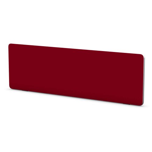 L&P STANDARD Fabric Desktop Screen 1600mm Wide Ruby