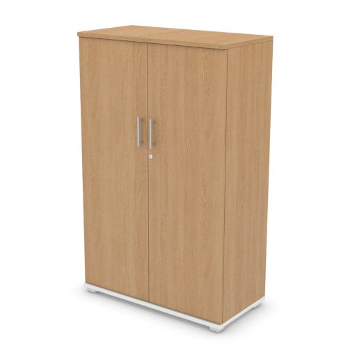 L&P SIGNATURE Cupboard 1600H x 1000W White Base/Light Oak Finish
