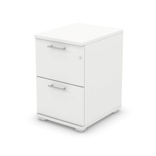 L&P SIGNATURE Filing Cabinet Two Drawer 740H White Base/White Finish