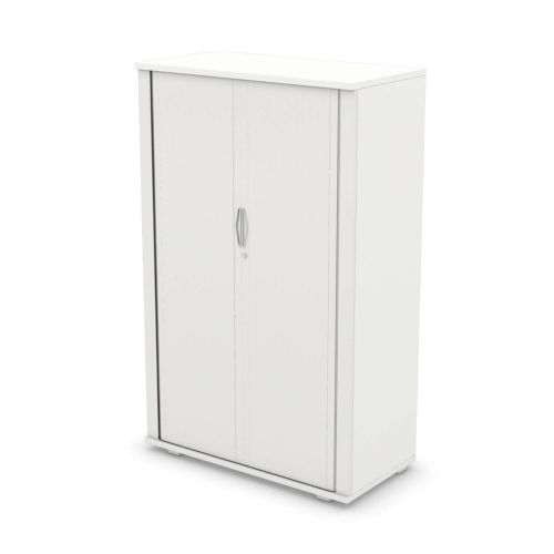 L&P SIGNATURE Tambour 1600H x 1000W White Base/White Finish