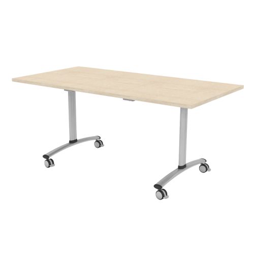 L&P TILT TOP Rectangular Table 1200mm Silver Maple