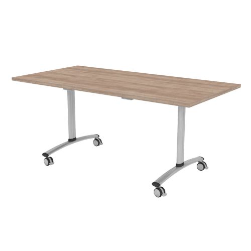 L&P TILT TOP Rectangular Table 1400mm Silver Birch