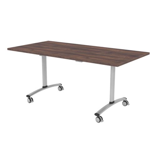 L&P TILT TOP Rectangular Table 1600mm Silver Walnut