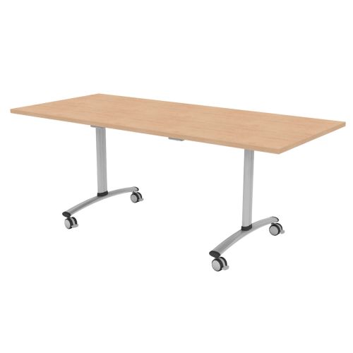 L&P TILT TOP Rectangular Table 1800mm Silver Beech