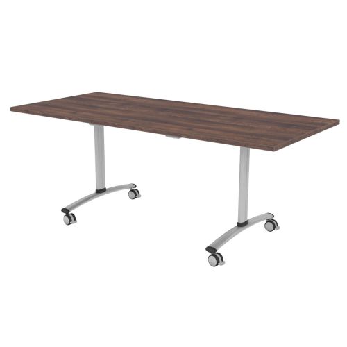 L&P TILT TOP Rectangular Table 1800mm Silver Walnut