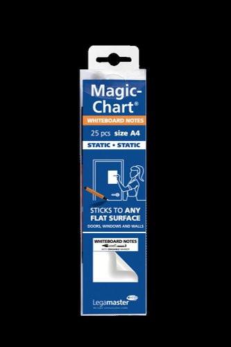 Legamaster Magic-Chart Notes Plain whiteboard foil A4  34512J