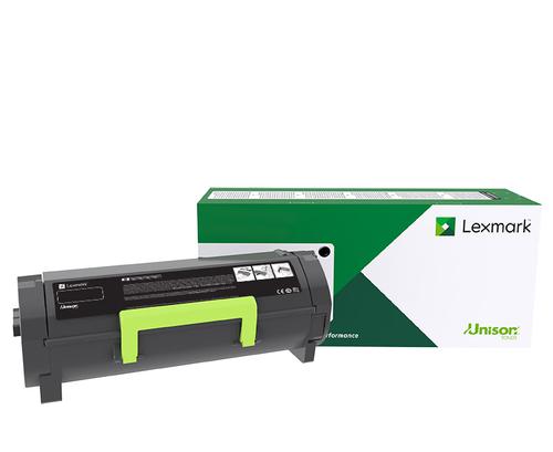 LEB232000 | Lexmark Return Program cartridges are print cartridges sold at a discount in exchange for the customer's agreement that the cartridges will be used only once and returned only to Lexmark for remanufacturing or recycling. These single-use only cartridges will stop working after reaching end of the rated life established by Lexmark (a variable amount of toner may remain when replacement is required). These cartridges may also automatically update the printer memory to protect the printer from counterfeit and unauthorized products. Supplies without this single-use term are available at www.lexmark.com.