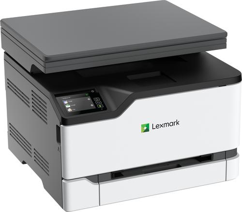 8LE40N9143 | The Lexmark MC3224dwe brings together all the multifunction features that small workgroups need: colour printing, scanning and copying. It starts with colour output of up to 22 pages per minute* in a package that fits almost anywhere and lets you connect via Ethernet, USB or Wi-Fi. A 7.2 cm e-Task touch screen features embedded workflow capabilities, including scan to network, scan to email and Lexmark’s own Cloud Connector*** to help you to integrate printing and scanning with popular cloud file storage services. Standard two-sided printing saves paper, whilst Lexmark full-spectrum security helps to protect your network and proprietary information. And one-piece toner cartridges are easy to install.