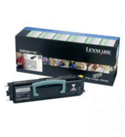 Lexmark (Yield: 2,500 Pages) Black Toner Cartridgefor X203/X204 Multifunction Mono Laser Printer