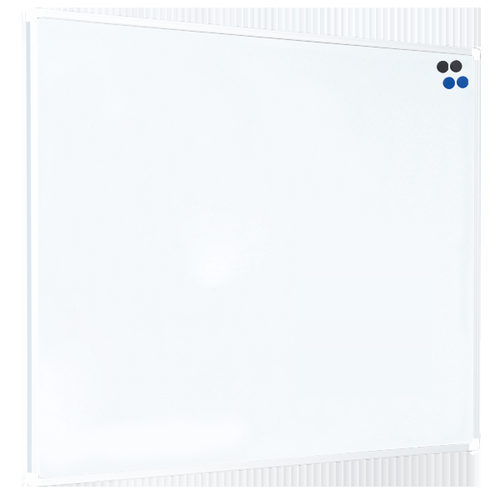 Langstane WHITE Aluminum Frame Magnetic Steel Drywipe Board 900x600mm LPBC1002WHI