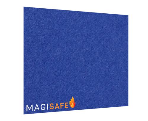 EcoSAFE FRB Flame Retardent Notice Board 2400x1200 Unframed Blue LPNX1U08FRBLU