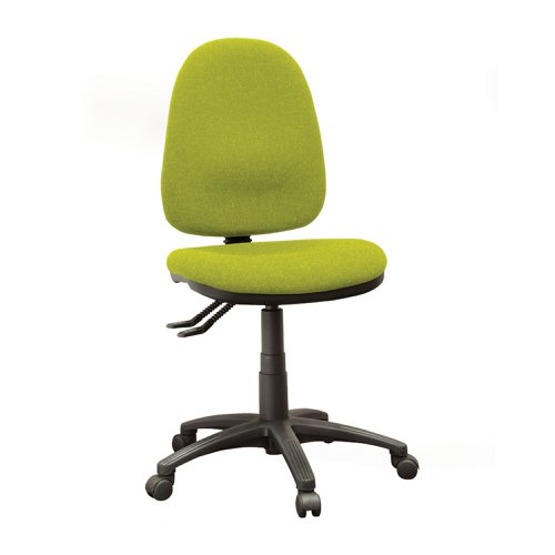High back operator chair with no arms