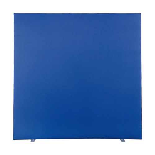 Free Standing Floor Screen 1600W X 1600H, Non-Linking, Graphite PVC Trim, Cara Walten EJ011 Fabric