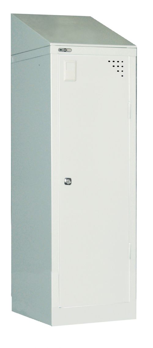 Single Sloping Top Grey - locker to be ordered separately