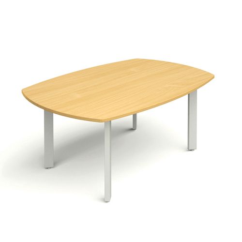 D-End Meeting Table 1800w X 1200d Beech
